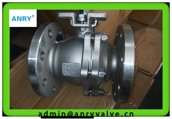 PTFE Seat  Floating Ball Valve Flanged RF WCB Body Fire Safe