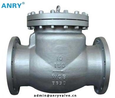 RTJ API6D Carbon Steel Check Valve Stellite No.6 Overlay Disc Water Swing Type Check Valve