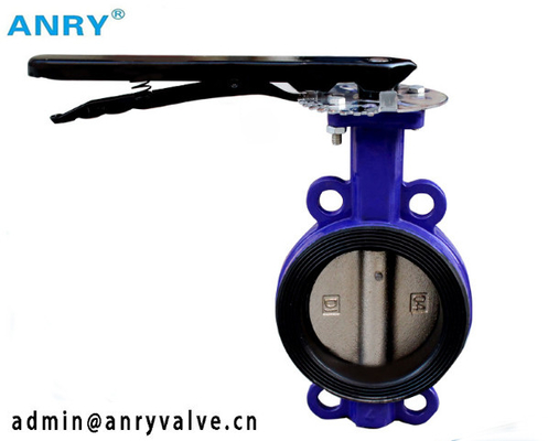 Water Stainless Steel Butterfly Valve SS304 Disc PN16  Wafer Type Butterfly Valve