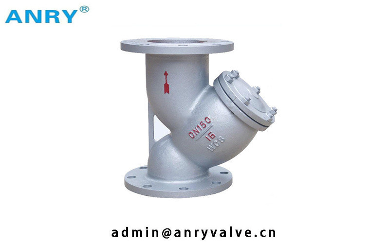 Professional 3 Flanged Strainer For Water Line WCB CF8 CF8M Body Inline