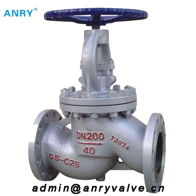 Flanged RF Plug Disc  Globe Valve Straight Pattern DIN F4  Rising Stem