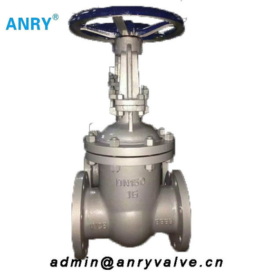 Casted Steel 20 GOST Gate Valve FLanged RF Handwheel Gear Operated