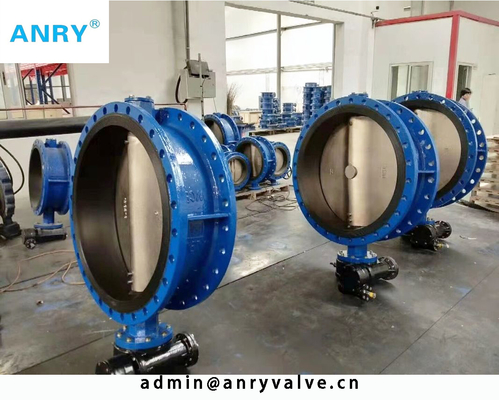 Liquid Wafer Stainless Steel Butterfly Valve EPDM Seats  Casted Iron PN16 SS304 SS316