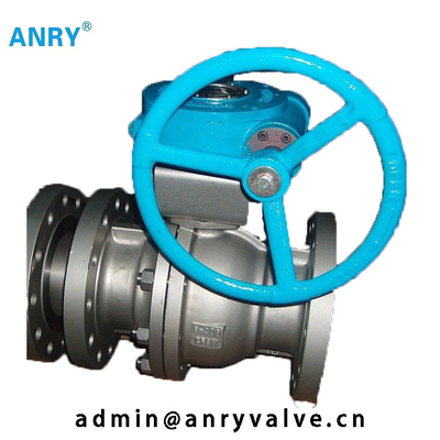 Mounting Pad SS304 Ball Flanged Rf  Floating  Ball Valve