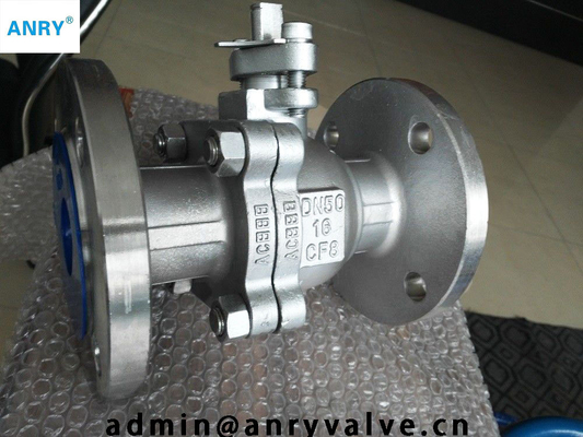 Mounting Pad SS304 Ball Flanged Rf  Floating  Ball Valve