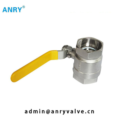 One Piece SS Ball Valve 2 Inch FNPT BSP Threaded CF8 CF8M Body