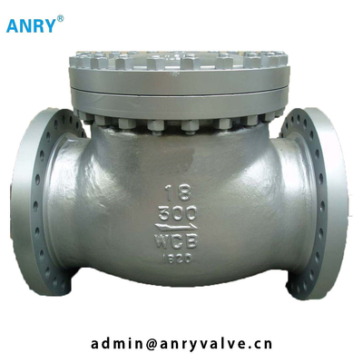 RTJ API6D Carbon Steel Check Valve Stellite No.6 Overlay Disc Water Swing Type Check Valve