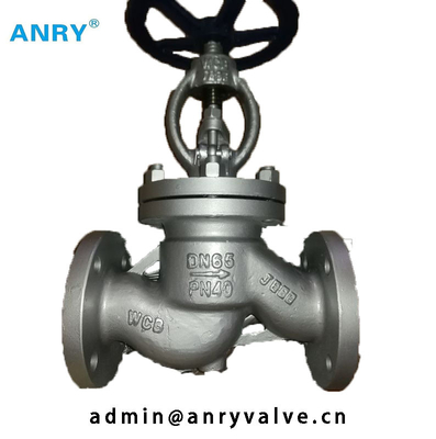 Flanged RF Plug Disc  Globe Valve Straight Pattern DIN F4  Rising Stem