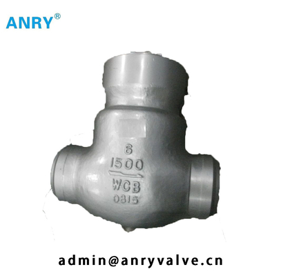 Stellite Overlay Disc  API Valves Swing Check Valve BW Welding WCB WC6 LCB Body  800Lb~1500Lb