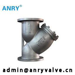 ANSI RF  Cast Steel WCB CF8 CF8M Body SS304 MeshY Type Strainer