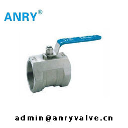 1 Piece SS  BSP NPT Threaded  2 Inch Stainless Steel Ball Valve