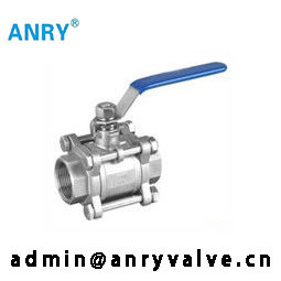 1 Inch 3 Piece Socket Weld NPT BSP CF8 CF8M SS316 Body PTFE RPTFE PEEK Seat Liquid  Ball Valve