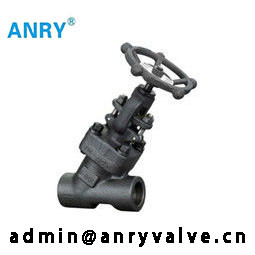 High Pressure 4500lbs  A105 F304 F316 Body Stellite Overlay Plug Disc Globe Valve