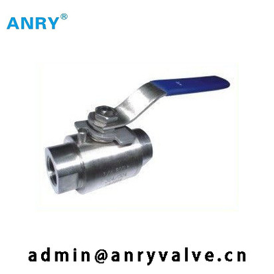 2pc 1000 WOG SS304 CF8M PTFE Seat Lever Ball Valve