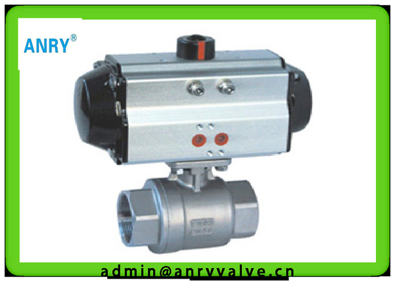 Teflon - Lined Differential Pressure Control  Pneumatic Actuated Ball Valve PTFE Lined Seats
