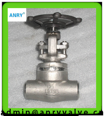 A105 3/8" Forged Steel Gate Valve Flexible Graphite stem packing