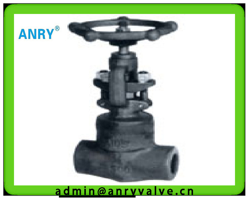A105 3/8" Forged Steel Gate Valve Flexible Graphite stem packing