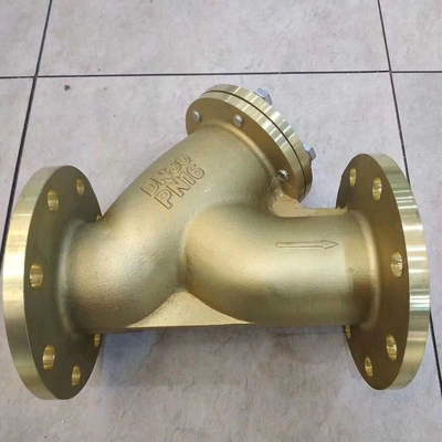 Investment Casting  1.6Mpa Brass  Y Type Strainer Female Thread