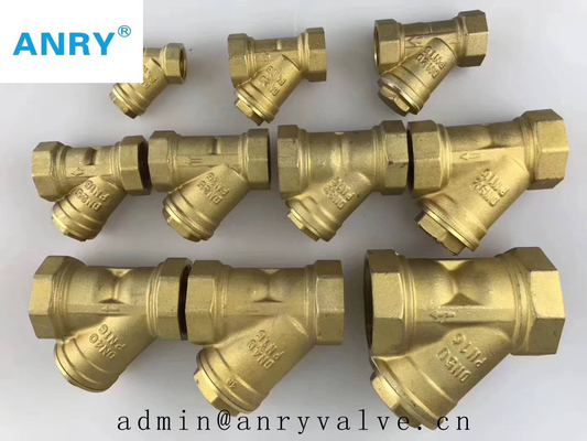 Investment Casting  1.6Mpa Brass  Y Type Strainer Female Thread