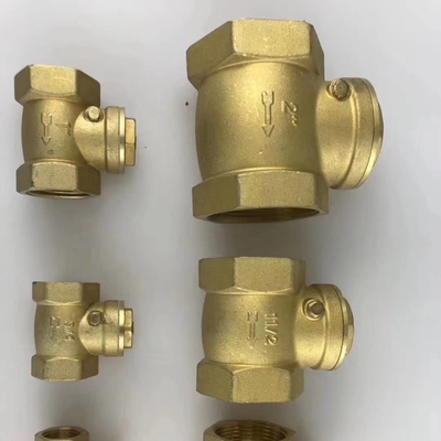 Spring 200 Wog Brass  Swing Check Valve For Water Industrial
