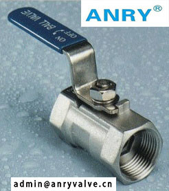 BSP 1000PSI Threaded  2 Inch 1 Piece Ball Valve Full Port Sturcture
