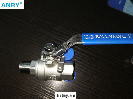 2 Piece SS316 2000PSI BSP Threaded Full Bore SS Ball Valve