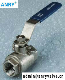 2 Piece SS316 2000PSI BSP Threaded Full Bore SS Ball Valve