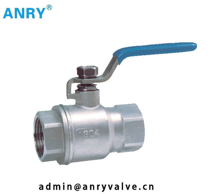 2 Piece SS316 2000PSI BSP Threaded Full Bore SS Ball Valve