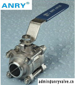 FNPT SS316 PTFE Seat Ball Valve For Water Flow Control