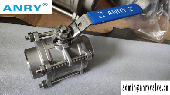 FNPT SS316 PTFE Seat Ball Valve For Water Flow Control