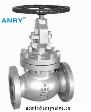 RF CS Globe Valve WCB BS 1873 Straight Pattern 13%CR Globe Valve Flange Type