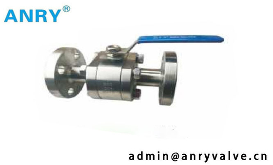 API 3 Piece Stainless Steel Ball Valve Flange Type  Reducer Bore Ball Valve