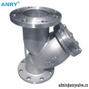 Flanged RF  Y Type Strainer Valve SS304 SS316 CF8 CF8M Body Y Pattern Strainer