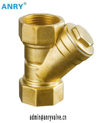 BSPT 200 WOG Brass Y Strainer Valve Medium Temperature BS6755