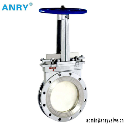 Beveled Edge NPS 2" CF8 PN16 Wafer Knife Gate Valve