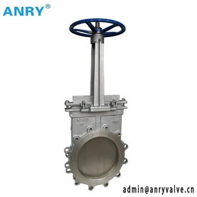 10Bar  SS316 Rising Stem Heavy Duty Manual Knife Gate Valve