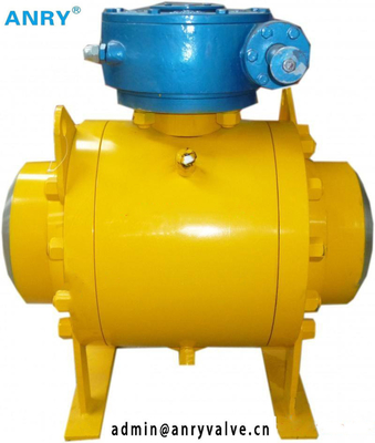 Forged Steel  API Class 150~1500  A105 Body A105+ENP Ball  Trunnion Ball Valve