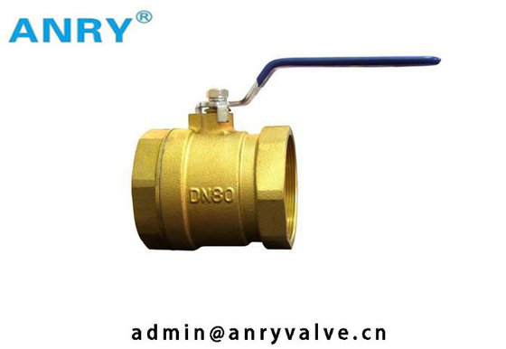 DIN3202 DN25 Threaded Brass Body PTFE Seat  Ball Valve