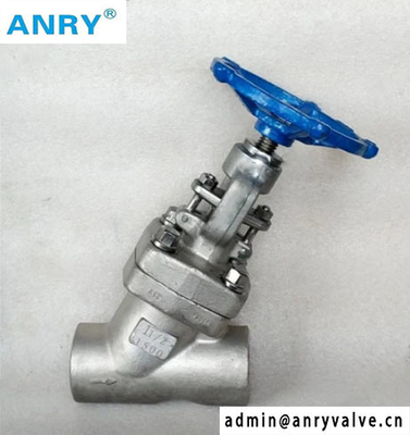 High Pressure 4500lbs  A105 F304 F316 Body Stellite Overlay Plug Disc Globe Valve