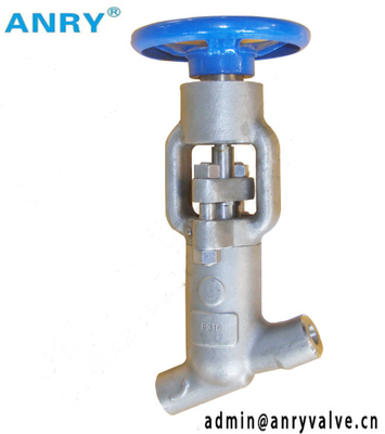 High Pressure 4500lbs  A105 F304 F316 Body Stellite Overlay Plug Disc Globe Valve