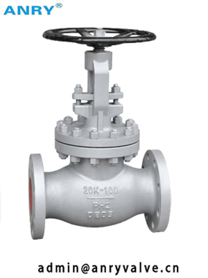 Handwheel JIS Flanged RF WCB Body 13%CR Wedge OS&Y Globe Valve