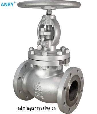 Handwheel JIS Flanged RF WCB Body 13%CR Wedge OS&Y Globe Valve