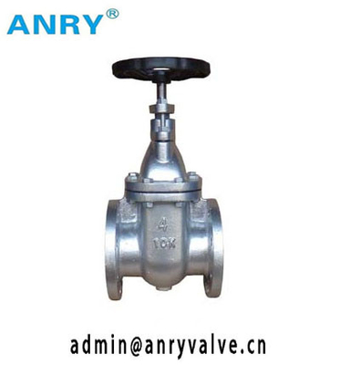 WCB Body  JIS 13% CR F6a Wedge Flanged Gate Valve 10K 20K