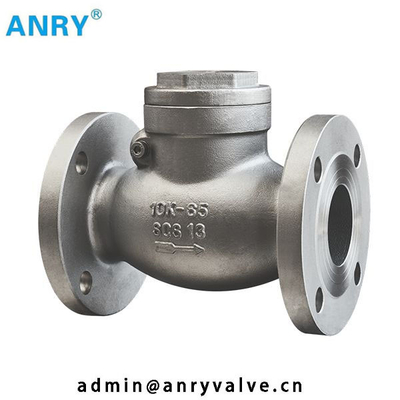 JIS 10K  13%CR  WCB BODY FLANGED RF BB SWING TYPE CHECK VALVE