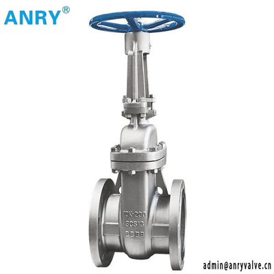 API 600 Flanged RF WCB Body F6A 13% CR Wedge Trim  150LBS Gate Valve