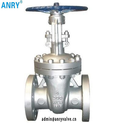 API 600 Flanged RF WCB Body F6A 13% CR Wedge Trim  150LBS Gate Valve