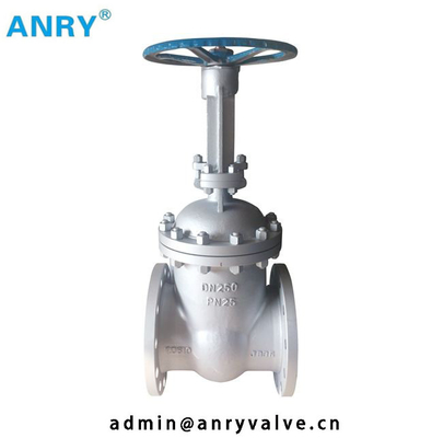 API 600 Flanged RF WCB Body F6A 13% CR Wedge Trim  150LBS Gate Valve