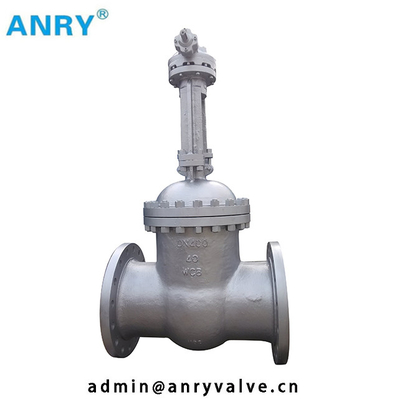 API 600 Flanged RF WCB Body F6A 13% CR Wedge Trim  150LBS Gate Valve