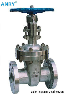 API 600 Flanged RF WCB Body F6A 13% CR Wedge Trim  150LBS Gate Valve